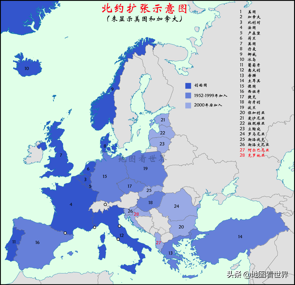 北约最新地图深度解读：芬兰瑞典加入后的战略格局与未来走向