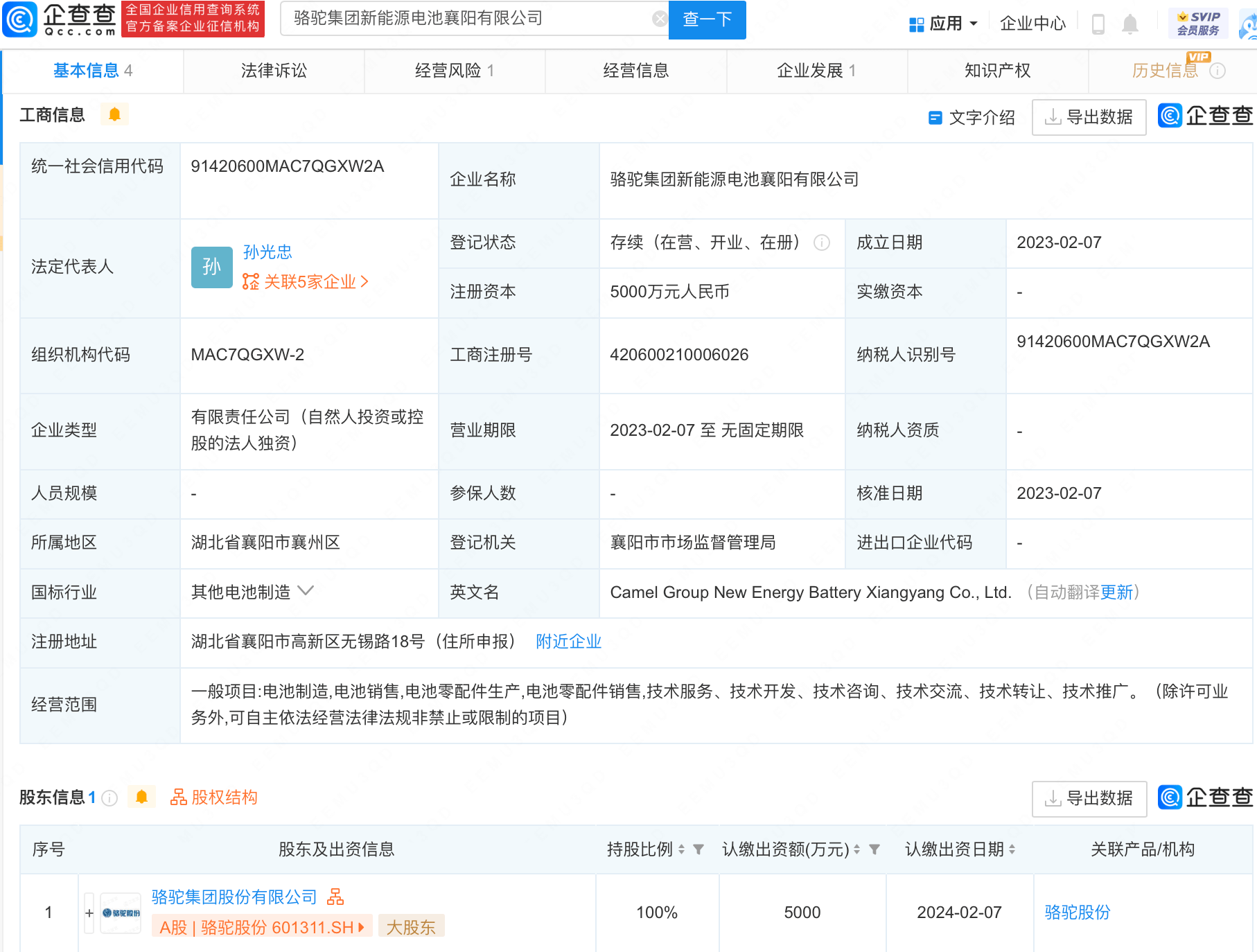 骆驼股份最新动态：深入解读电池业务发展及未来战略